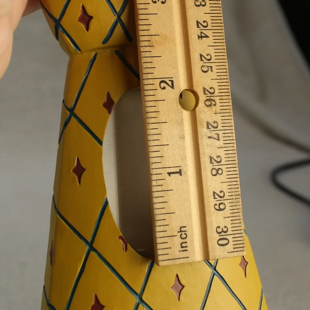Kohls Necktie Picture Frame Mens Yellow Good Hand Painted Argyle 2-Opening